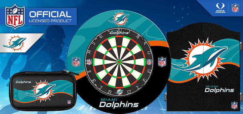 Miami Dolphins Fan's Choice 2 Pk Dart Flights For Sale