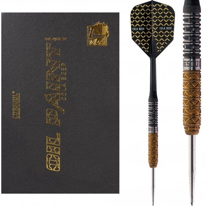 Cuesoul - Steel Tip Tungsten Darts - Cola Beer - Oil Paint Finish - 2