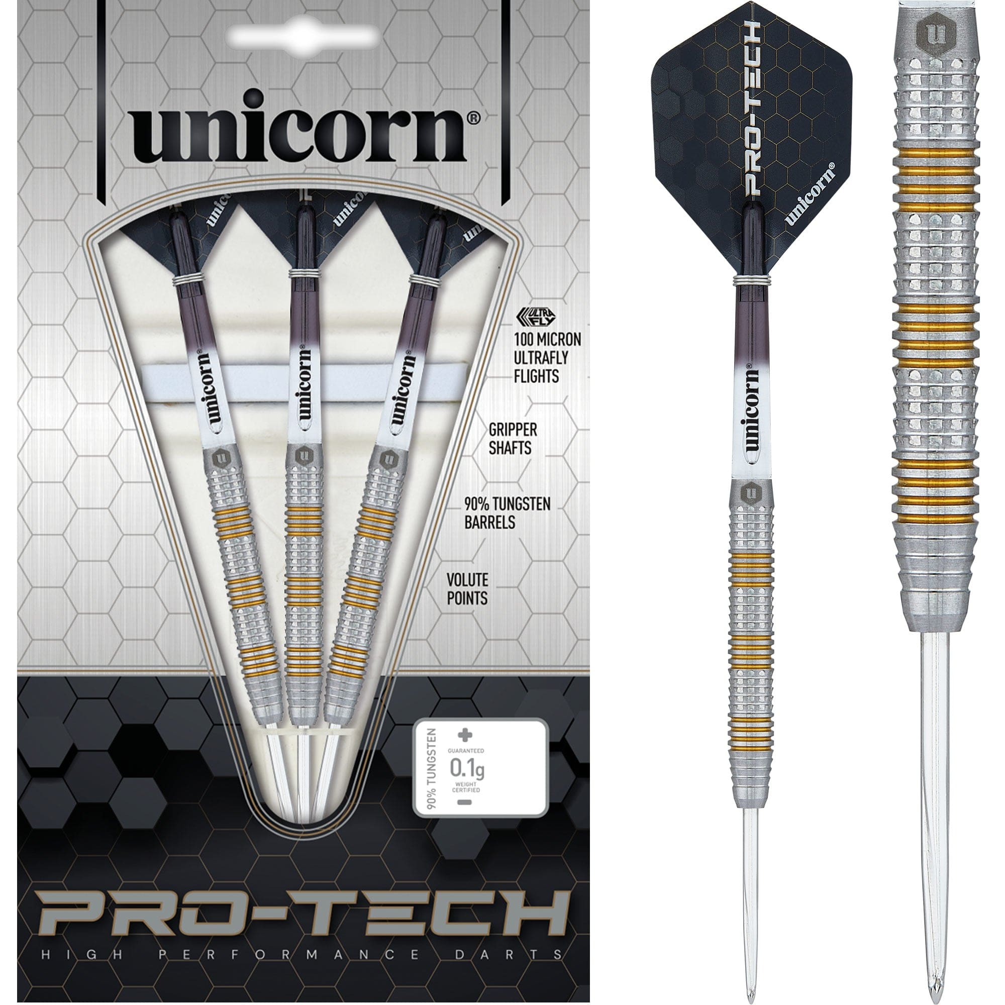 Unicorn Gripper 3 Cosmos Combo Kit Darts Flights and Stems Shafts Set