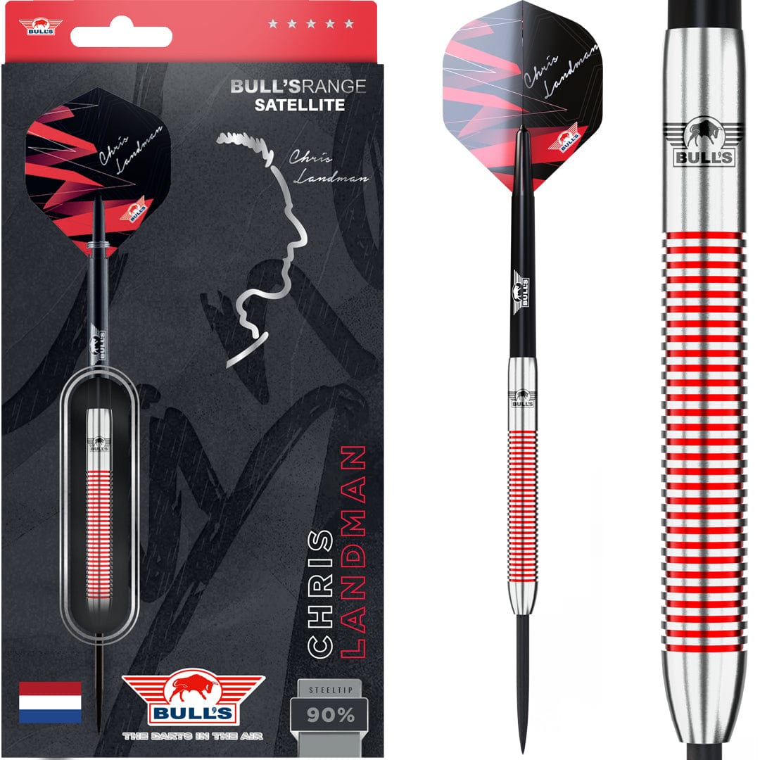 Bulls Chris Landman  Darts - Steel Tip - 90% Tungsten - 21g