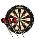 Winmau Blade 6 Dartboard with Darts Set - Professional - with Rota Lock System