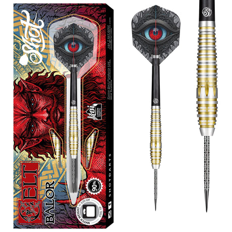 Shot Celt Darts - Steel Tip - 90% Tungsten - Balor