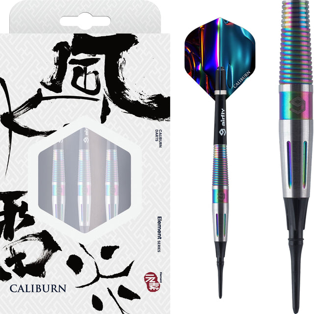 Caliburn Element Darts - Soft Tip - 90% Tungsten - Flare - 17.5g