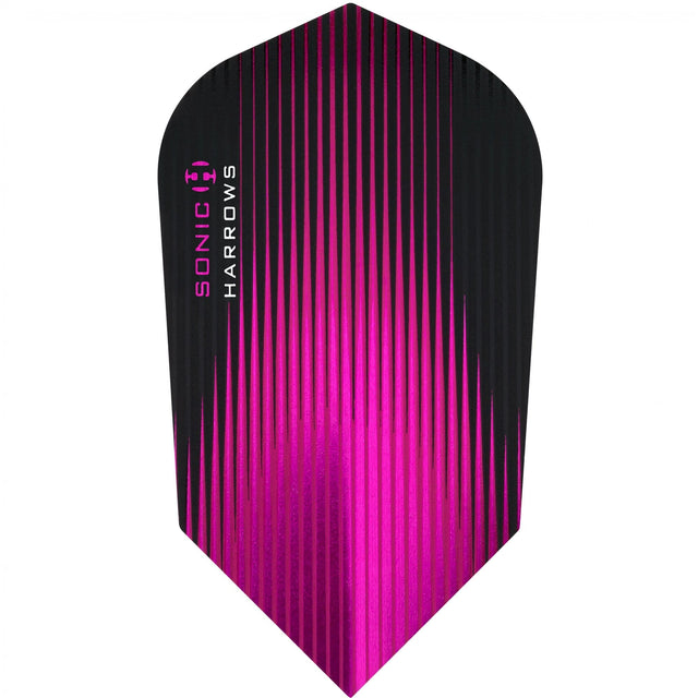 Harrows Sonic Dart Flights - Slim Shape - 100 Micron - Pink - 100 Sets (300 Flights)