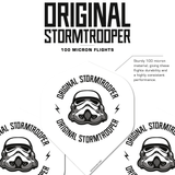 Original StormTrooper Dart Flights - Official Licensed - No2 - Std - Storm Trooper - Logo on White