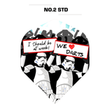 Original StormTrooper Dart Flights - Official Licensed - No2 - Std - Storm Trooper - We Love Darts