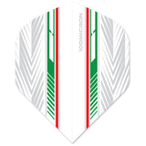 Designa Racing Flights - Standard No2 - 100 Micron - Red & Green