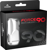 Mission Force 90 - New Moulded Flight & Shaft System - White - Standard No2