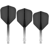 Mission Force 90 - New Moulded Flight & Shaft System - Standard No6 - Gradient - Transparent Black