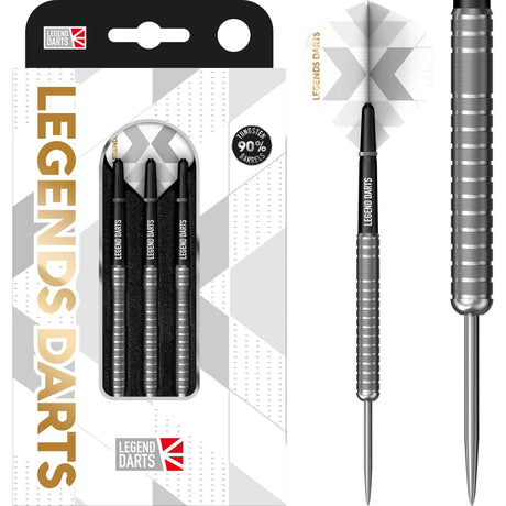 Legend Darts - Steel Tip - 90% Tungsten - Pro Series - V26 - Fine Micro Ring