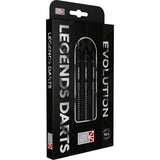 Legend Darts - Steel Tip - Evolution Series - B10 - Black - Front Knurl