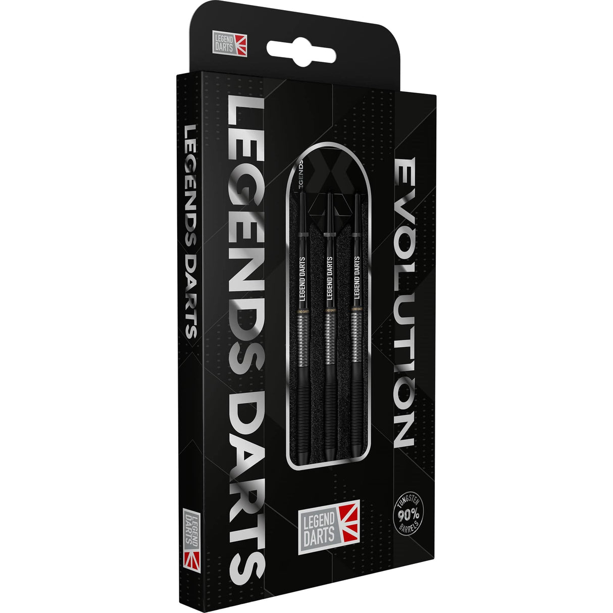 Legend Darts - Steel Tip - Evolution Series - B15 - Black - Torpedo Shark