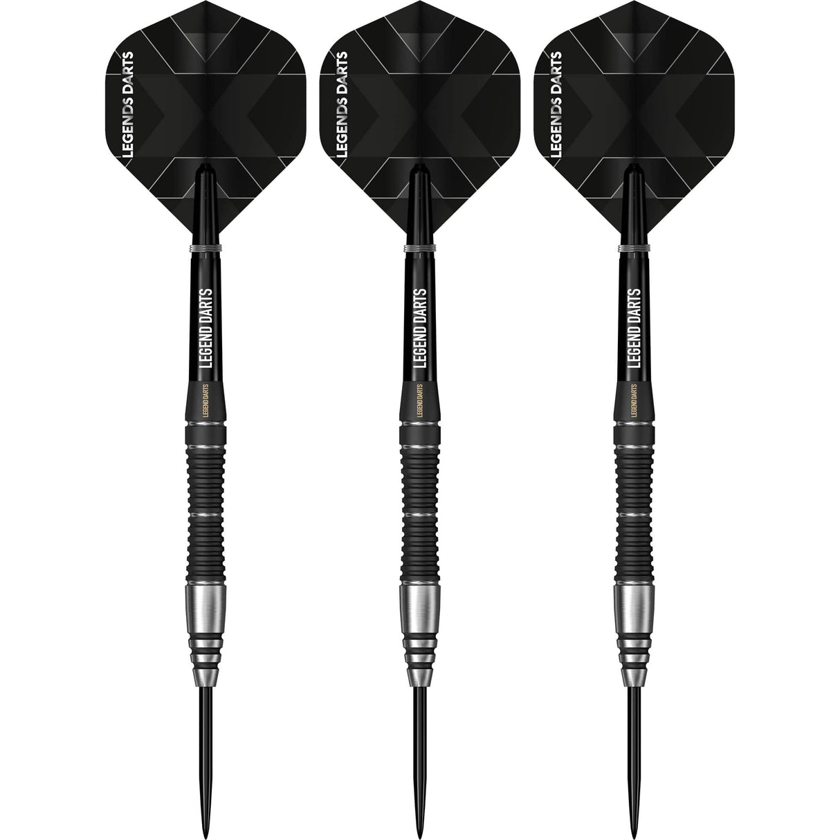 Legend Darts - Steel Tip - Evolution Series - B17 - Black - Scallop