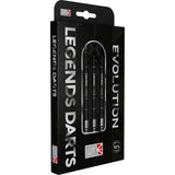 Legend Darts - Steel Tip - Evolution Series - B17 - Black - Scallop