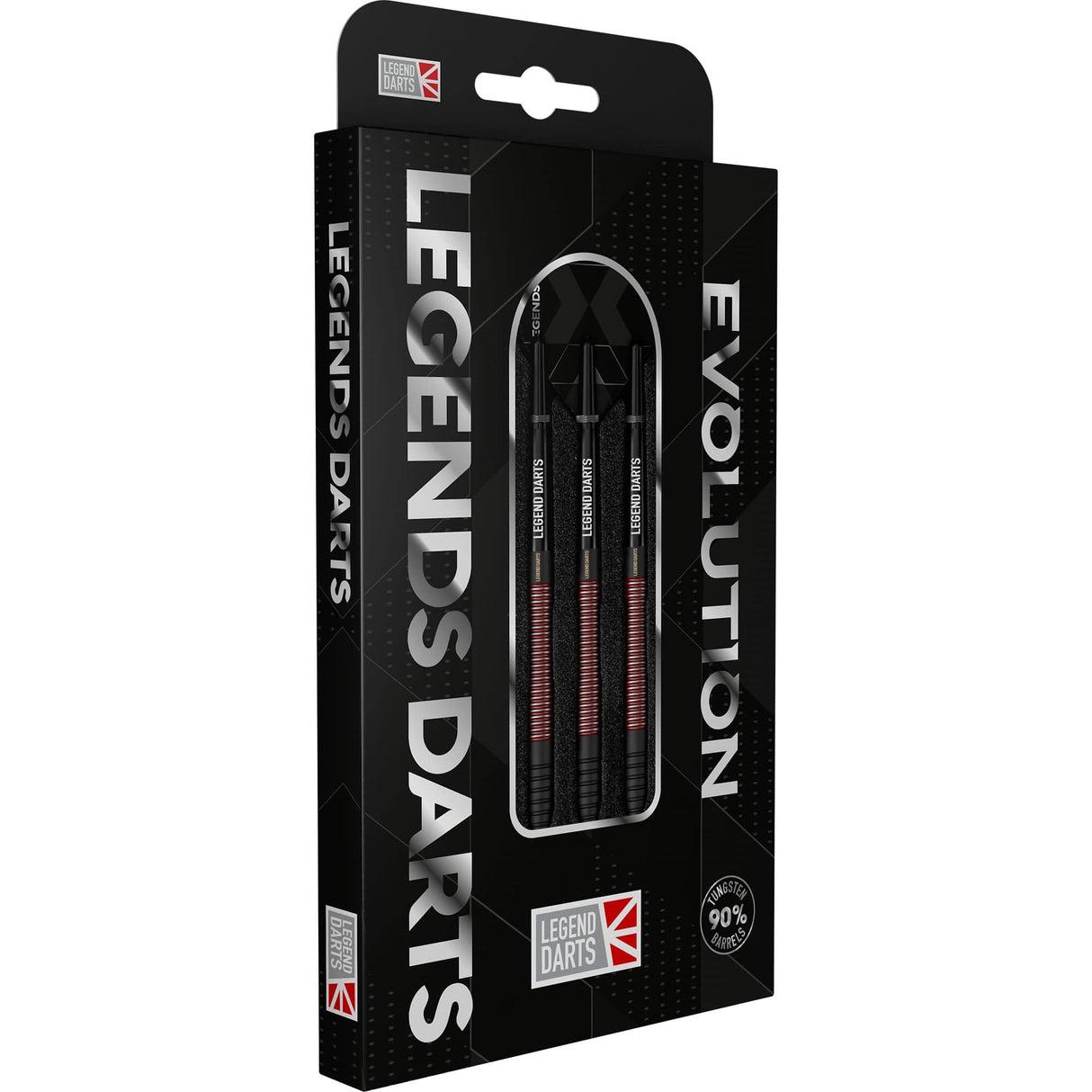 Legend Darts - Steel Tip - Evolution Plus Series - BC01 - Black & Red - Torpedo