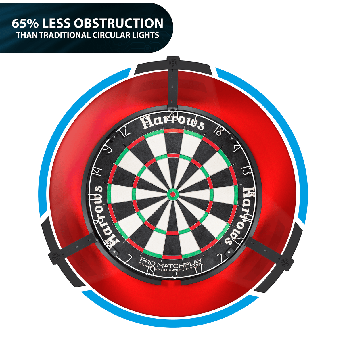 Harrows Trilight - Ultra Bright LED Dartboard Lighting System