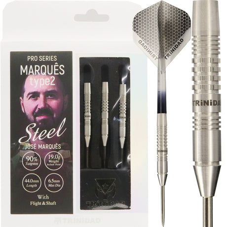 Trinidad Pro Darts - Steel Tip - 90% Tungsten - Marques 2 - 18g