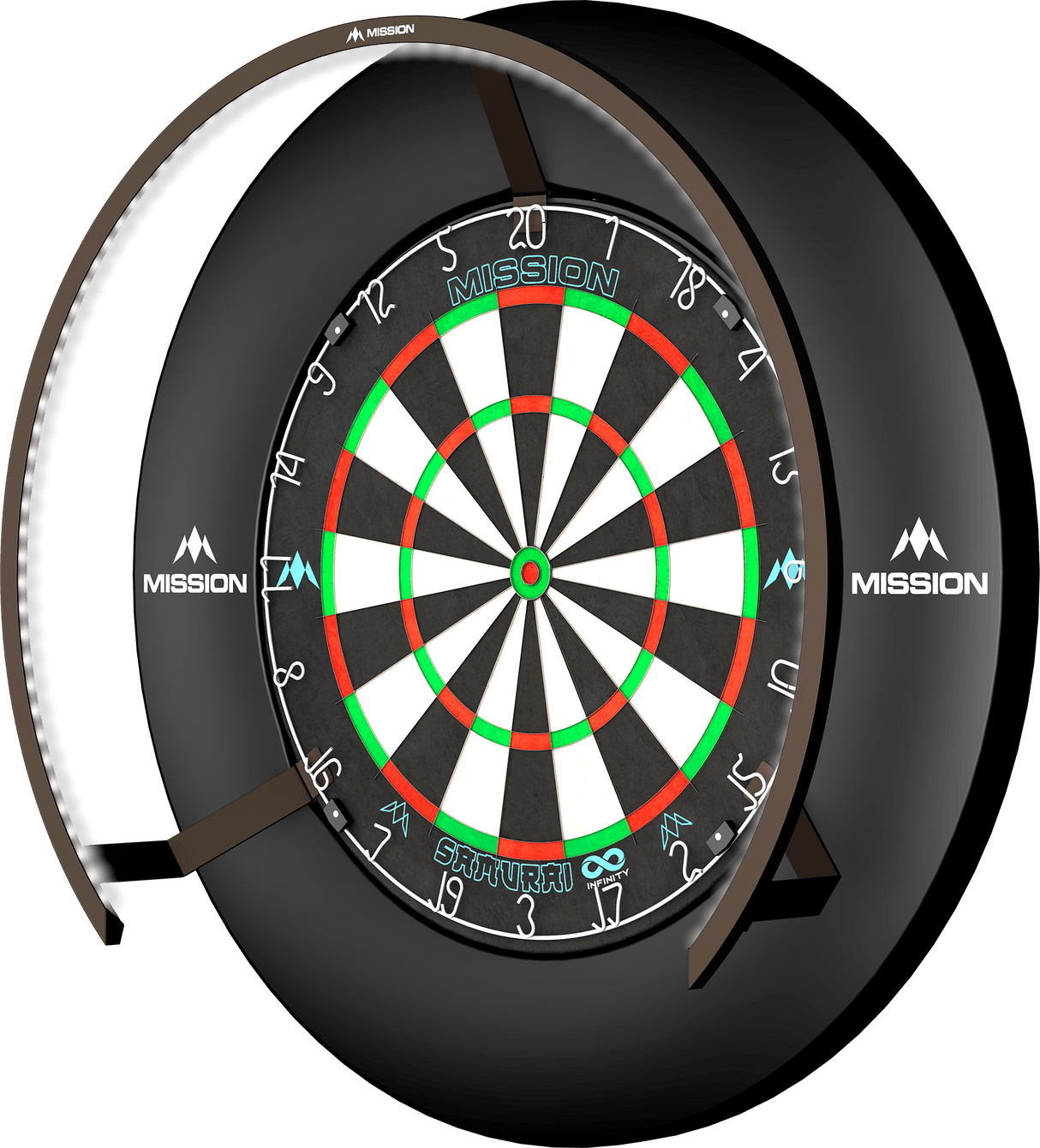 Mission Torus 270 Dartboard Lighting - Bright White Light