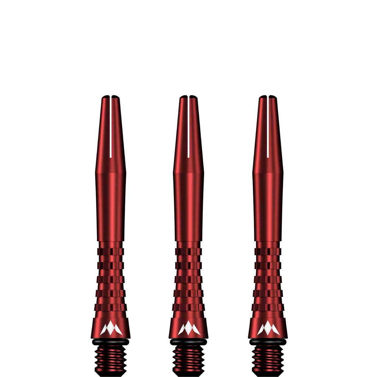 Mission Atom13 Aluminium Shafts - Anodised Metal Stems - Red