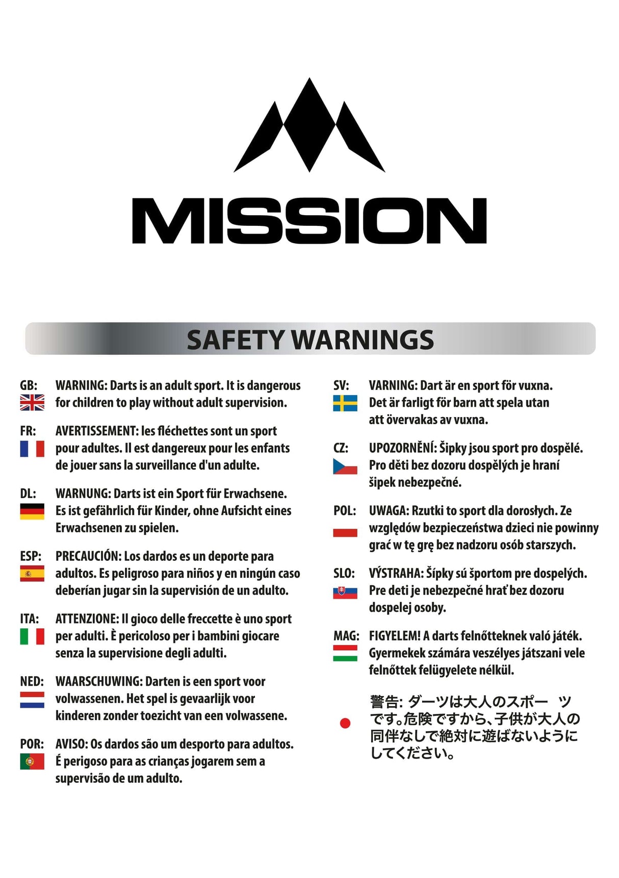 *Mission Measuring Tape Strip - Board And Oche Guide - Easy Set Up