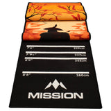 Mission Carpet Darts Mat - Non Slip Back - 290cm x 60cm - Ronin