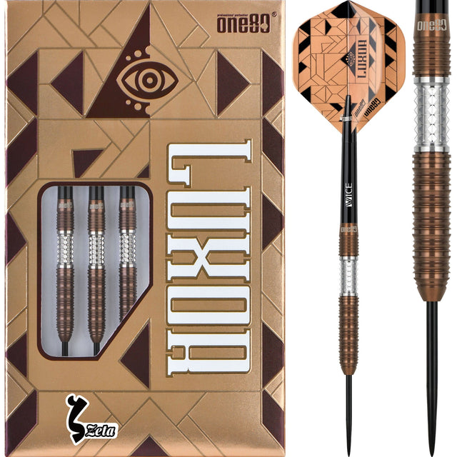 One80 Luxor Darts - Steel Tip - 90% Tungsten - Zeta