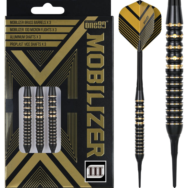 One80 Mobilizer Darts - Soft Tip - Brass - M03 - 18g