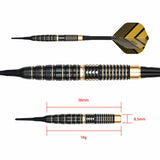 One80 Mobilizer Darts - Soft Tip - Brass - M04 - 18g