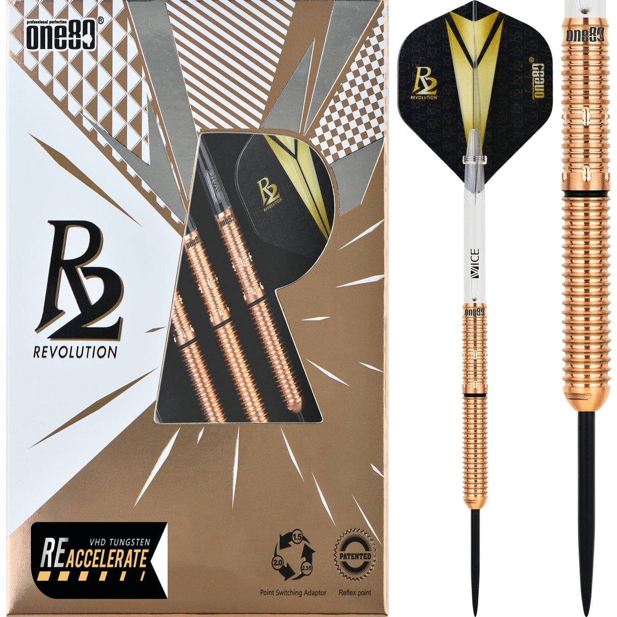 One80 R2 Interchange Darts - Steel Tip - Re-accelerate