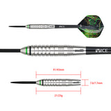 One80 Panther-X Darts - Steel Tip