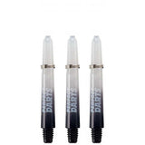 *Perfect Darts - Two Tone Shafts - Polycarbonate - Black & Smokey - 3 Sets Pack Short