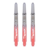 BULL'S B-Grip TT Shaft - Polycarbonate - Clear & Pink Medium