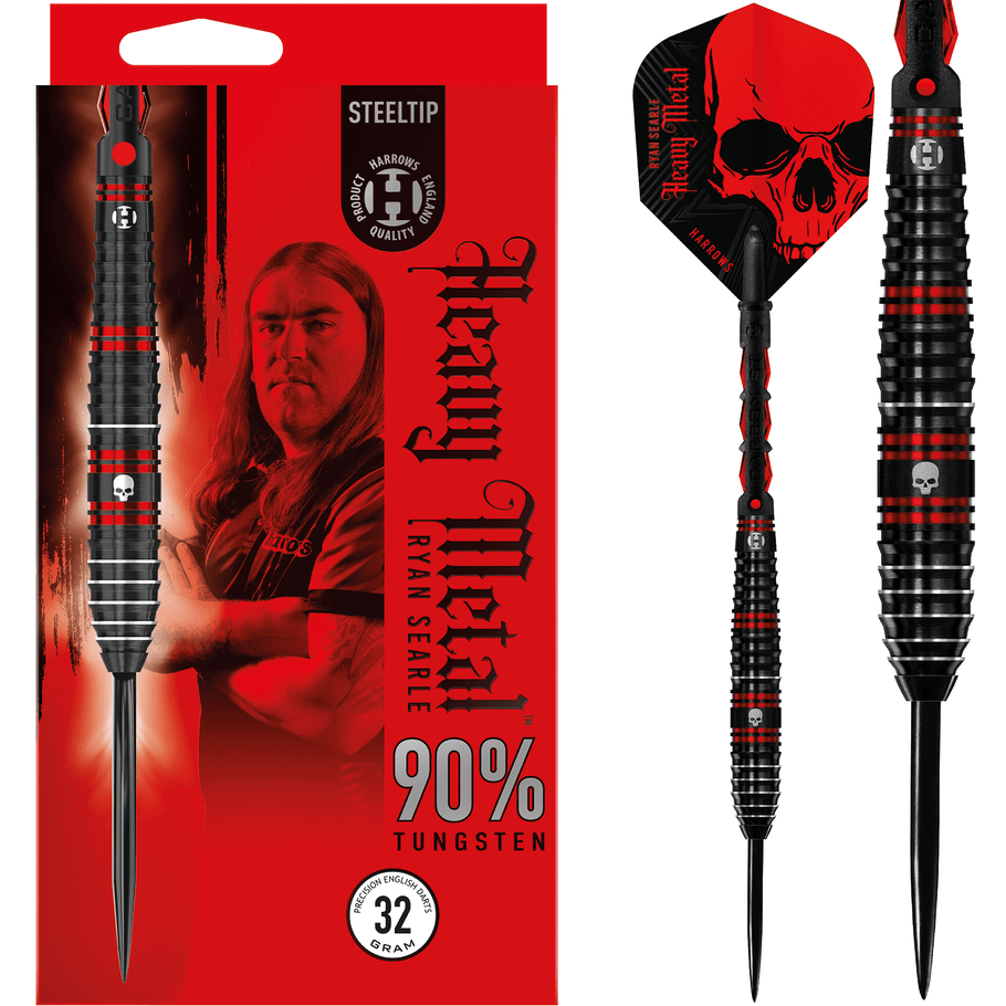 Harrows Ryan Searle Darts Steel Tip 90 Heavy Metal