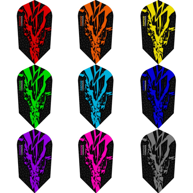 Harrows Rapide X Dart Flights - Slim Shape - Rapide-X