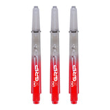 BULL'S B-Grip TT Shaft - Polycarbonate - Clear & Red Medium