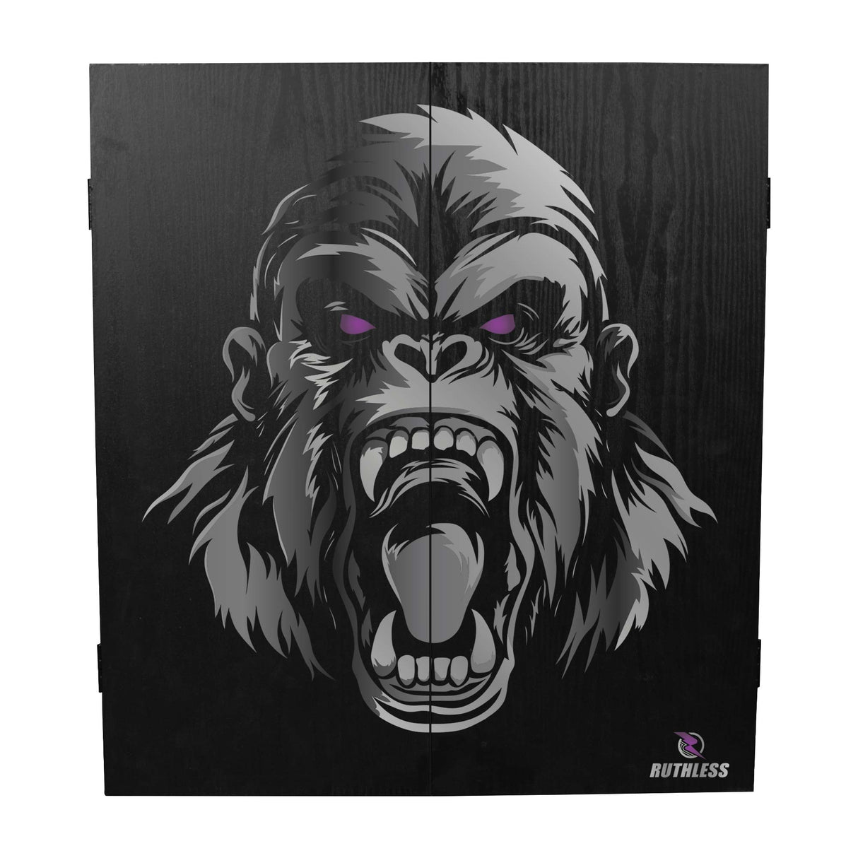 Ruthless Dartboard Cabinet - Square Design - Gorilla