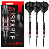 Harrows Ryan Searle Darts - Heavy Metal - Steel Tip - 90% Tungsten - Series 2