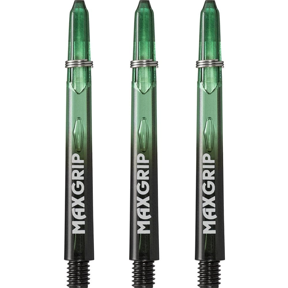 *XQMax Max Grip Shafts - Gradient Dart Stems - Green