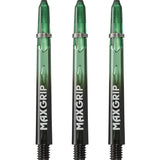 *XQMax Max Grip Shafts - Gradient Dart Stems - Green