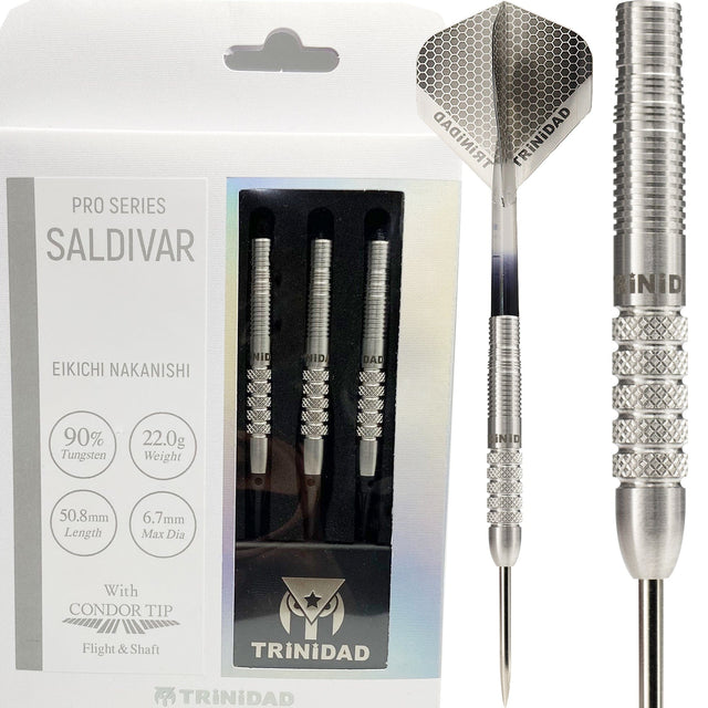 Trinidad Pro Darts - Steel Tip - 95% Tungsten - Saldivar - 25g