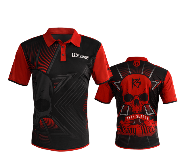 Harrows Ryan Searle Darts Shirt - Heavy Metal