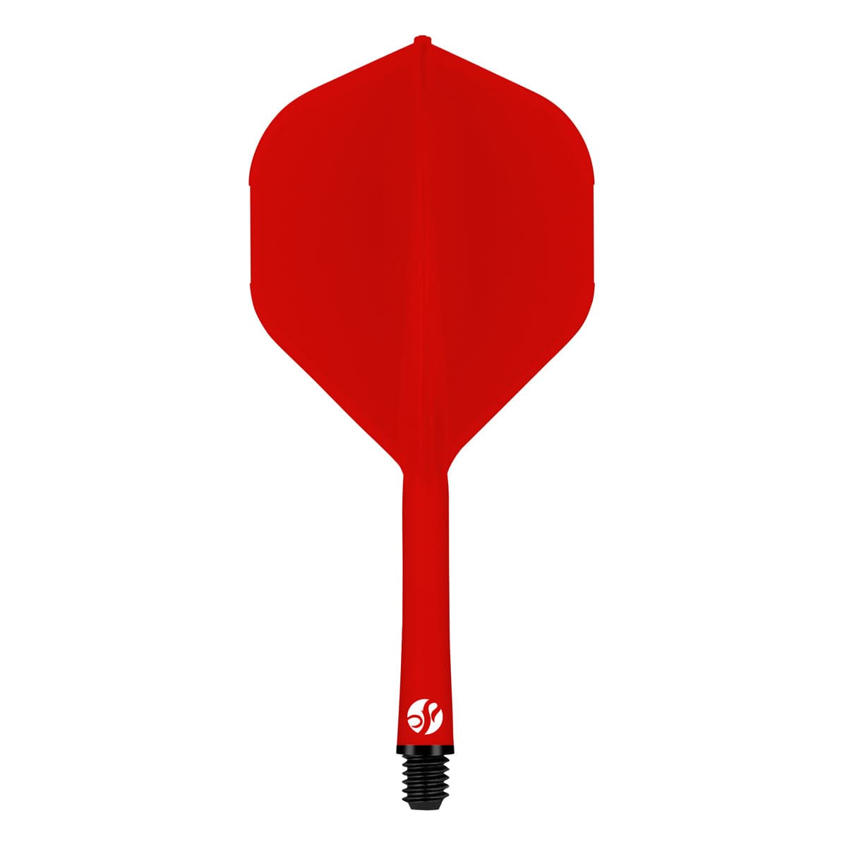 Shot Flight Deck - One Piece Dart Flight and Shaft System - Red