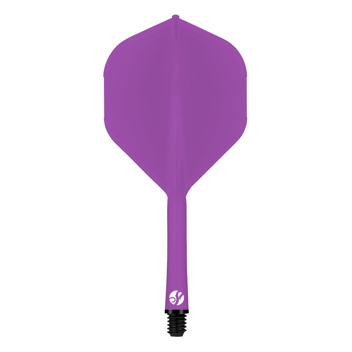 Shot Flight Deck - One Piece Dart Flight and Shaft System - Purple