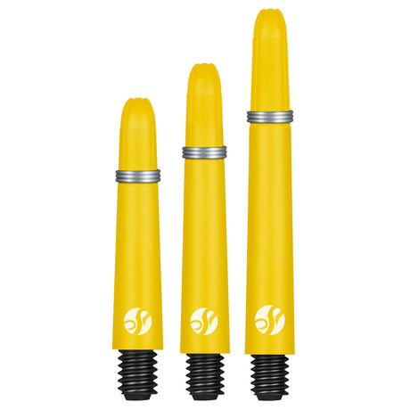 Shot Koi Carbon Dart Shafts - with Springs - Yellow