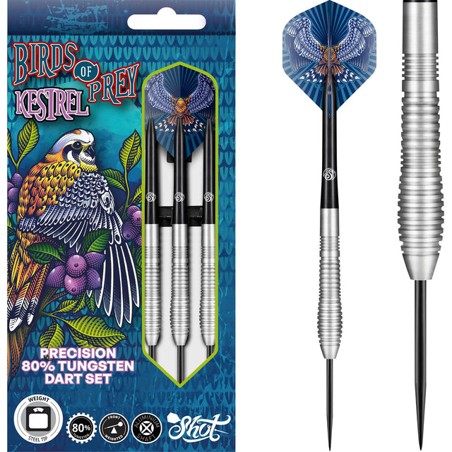 Shot Birds of Prey Darts - Steel Tip Tungsten - Kestrel 23g