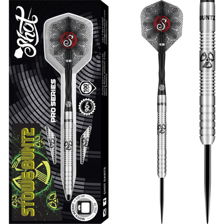 Shot Stowe Buntz Darts - Steel Tip - 90% - Pro Series 23g