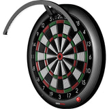 Mission Torus ST Dartboard Lighting - for Soft Tip Dartboards - Black - USB - Bright White Light