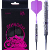 Cuesoul Engine V2 Darts - Soft Tip  - 90% Tungsten - Hope Ring - Purple