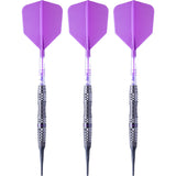 Cuesoul Engine V2 Darts - Soft Tip  - 90% Tungsten - Hope Ring - Purple