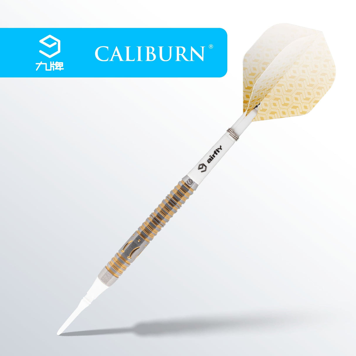 Caliburn Player Darts - Soft Tip - 90% - Gold Titanium - Banana 21g